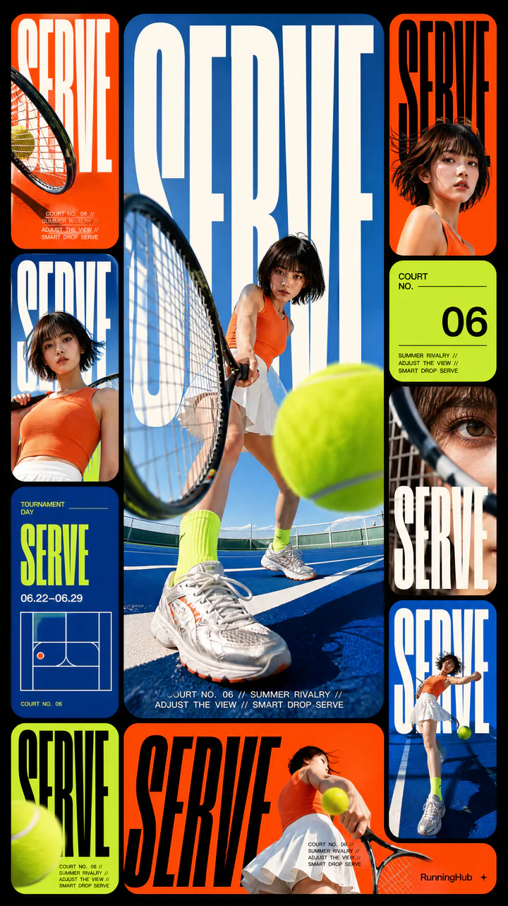 Sports Brand Advertisement Poster