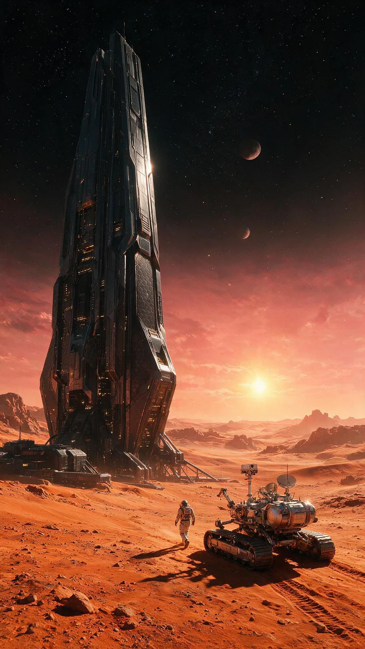 Mars Sci-Fi Scene