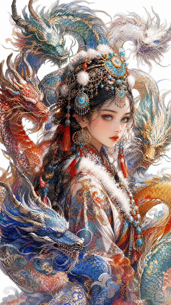 Neo-Chinese Sci-Fi Illustration