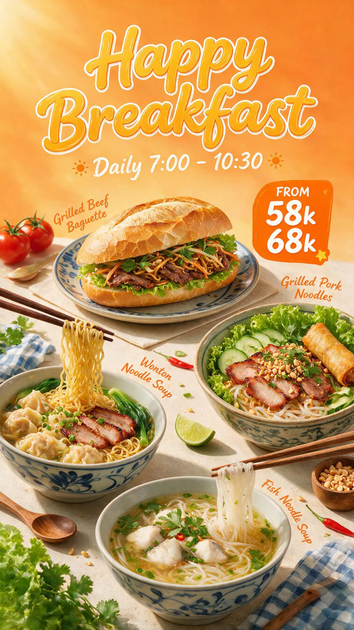 F&B Brand Promotional Poster