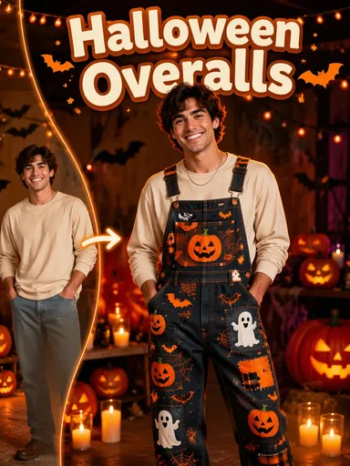 Halloween Overalls