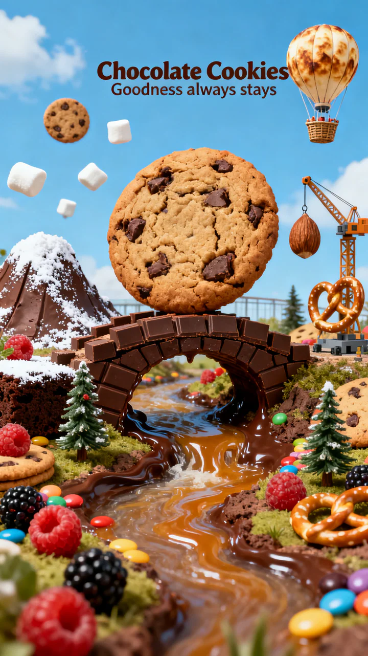 3D Cookie Advertisement
