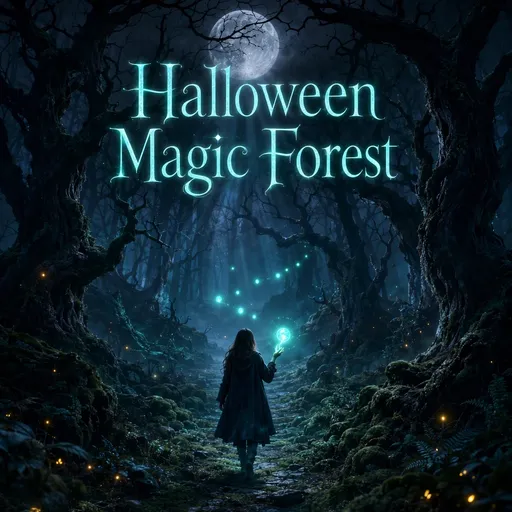 Halloween Magic Forest Character Video