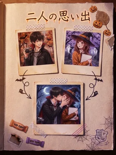 Kiss from 2 Images [Halloween Version]