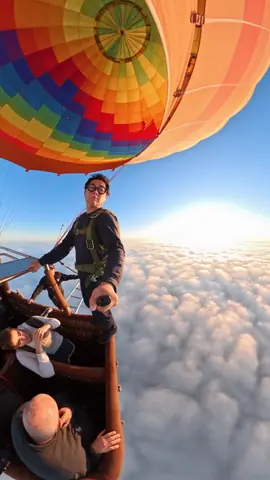 Cloud Skydiving Leap